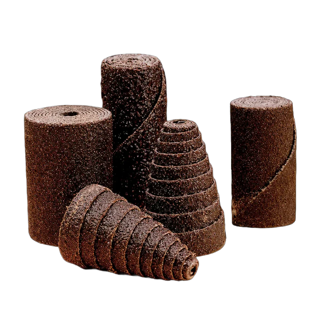 Cartridge rolls on a blank background.