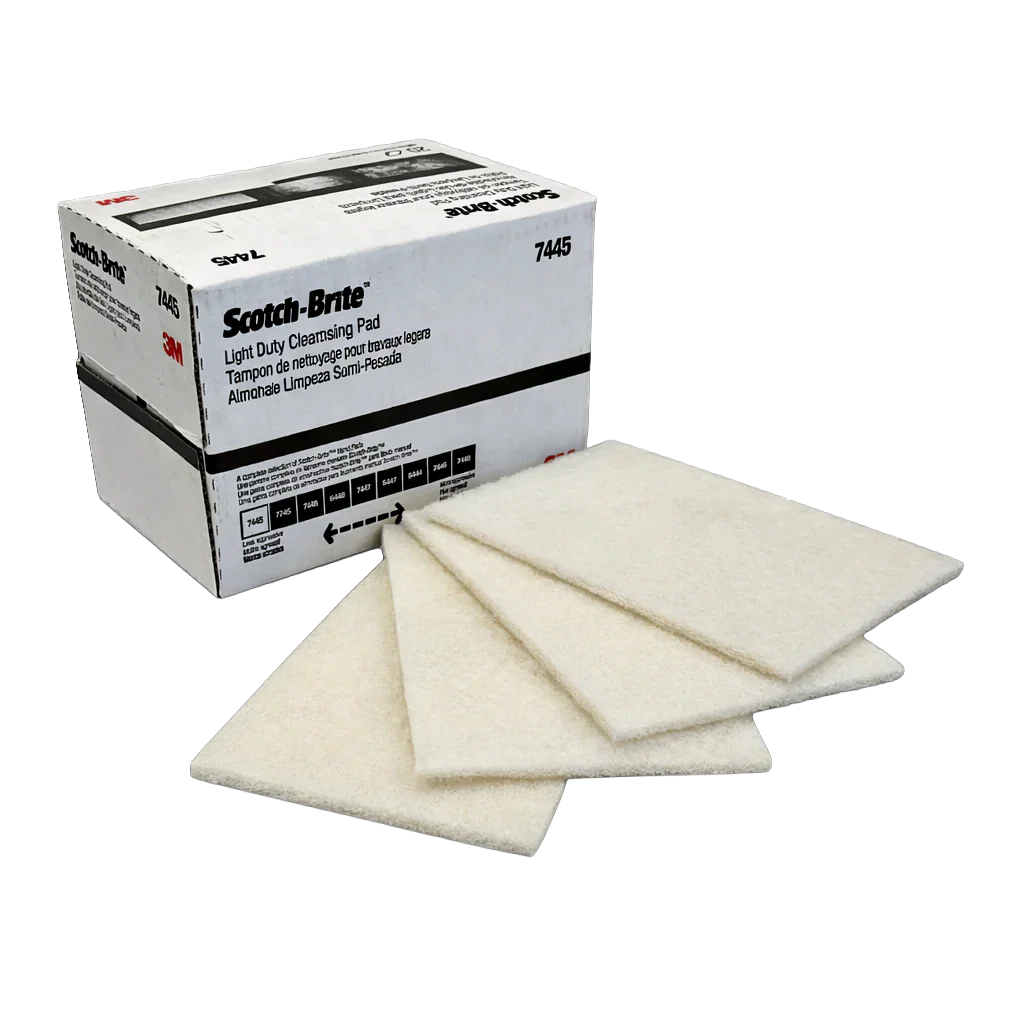A box of hand pads on a blank background.