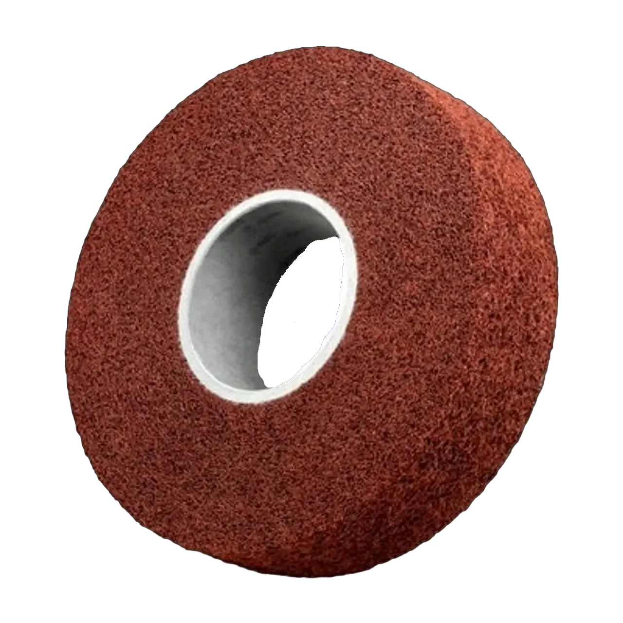 Textured wheel on a blank background.