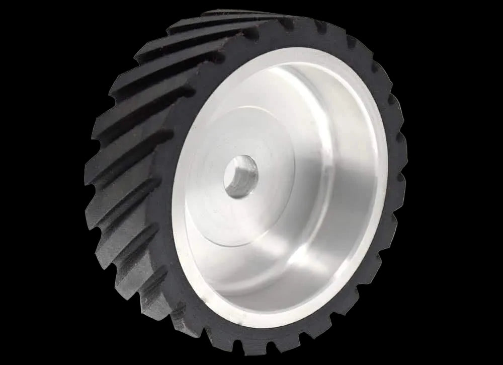 5 x 2 - Serrated Contact Wheel 55 Duro # 402-S-55