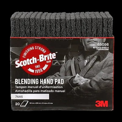 6" x 9" Medium Blending Hand Pad 20/Box # 7446