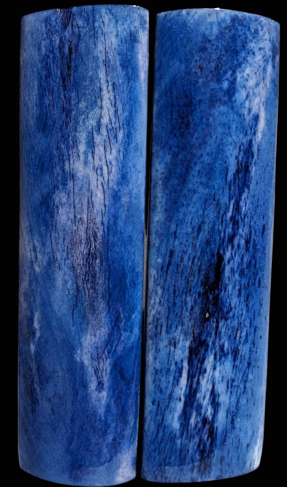 Smooth Bone Dyed Blue "Radius" Scales
