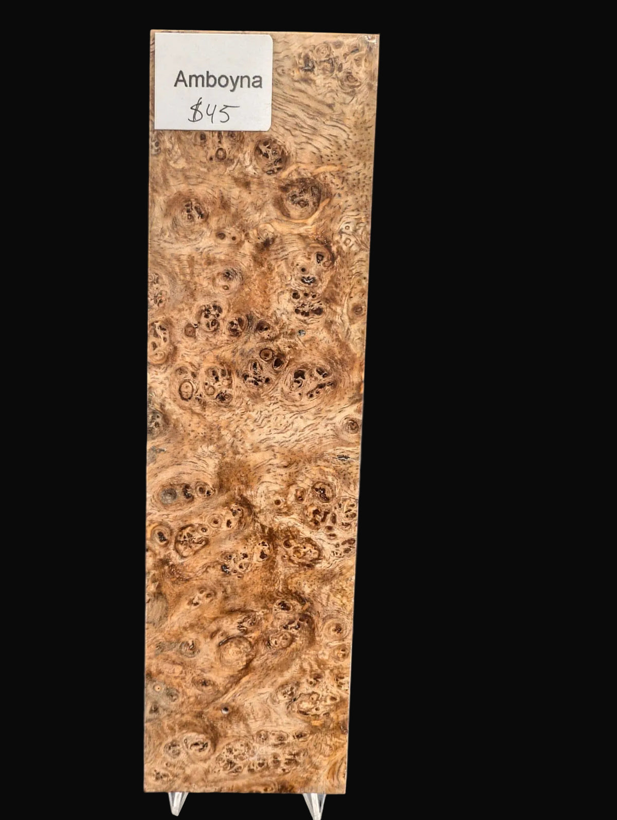 Amboyna Burl Block #200