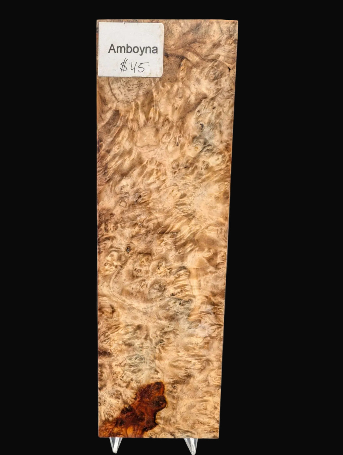 Amboyna Burl Block #201