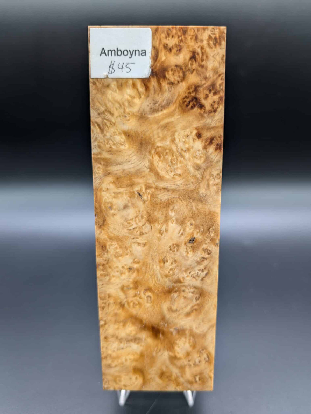 Amboyna Burl Block #202
