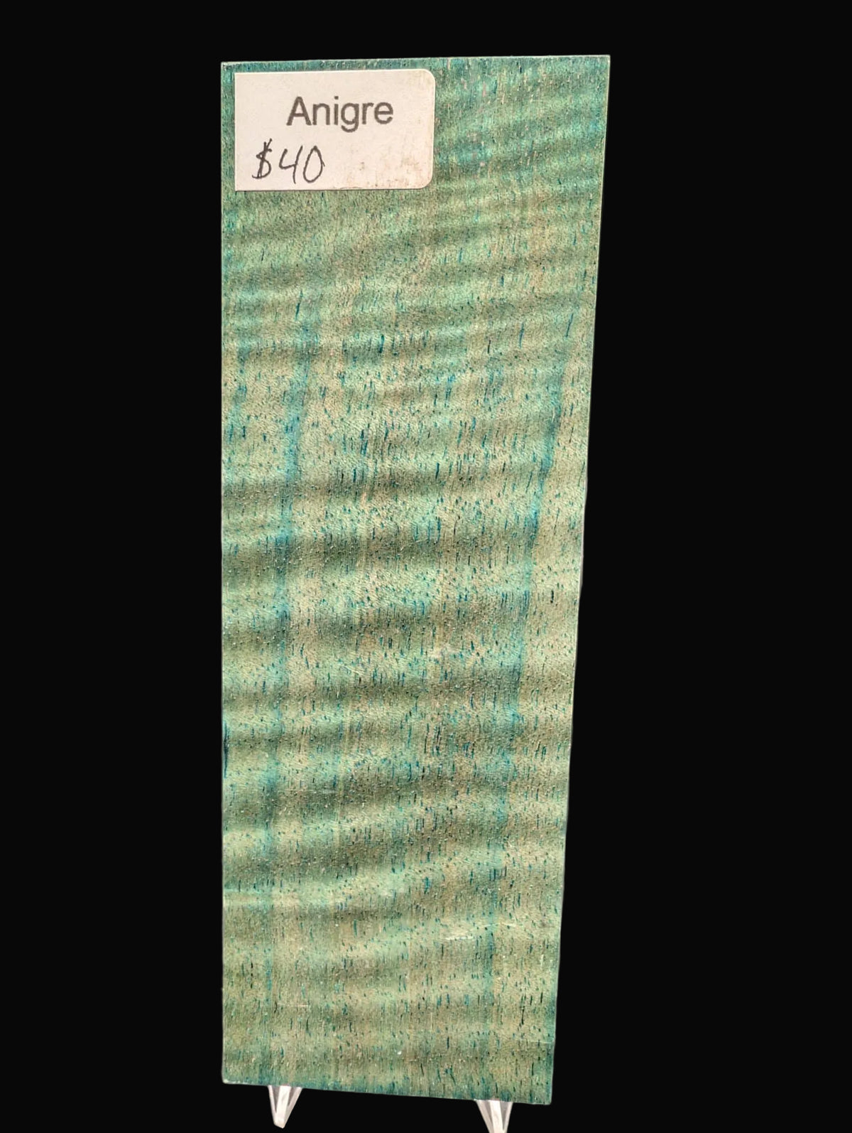 Dyed Curly Anigre Block #90