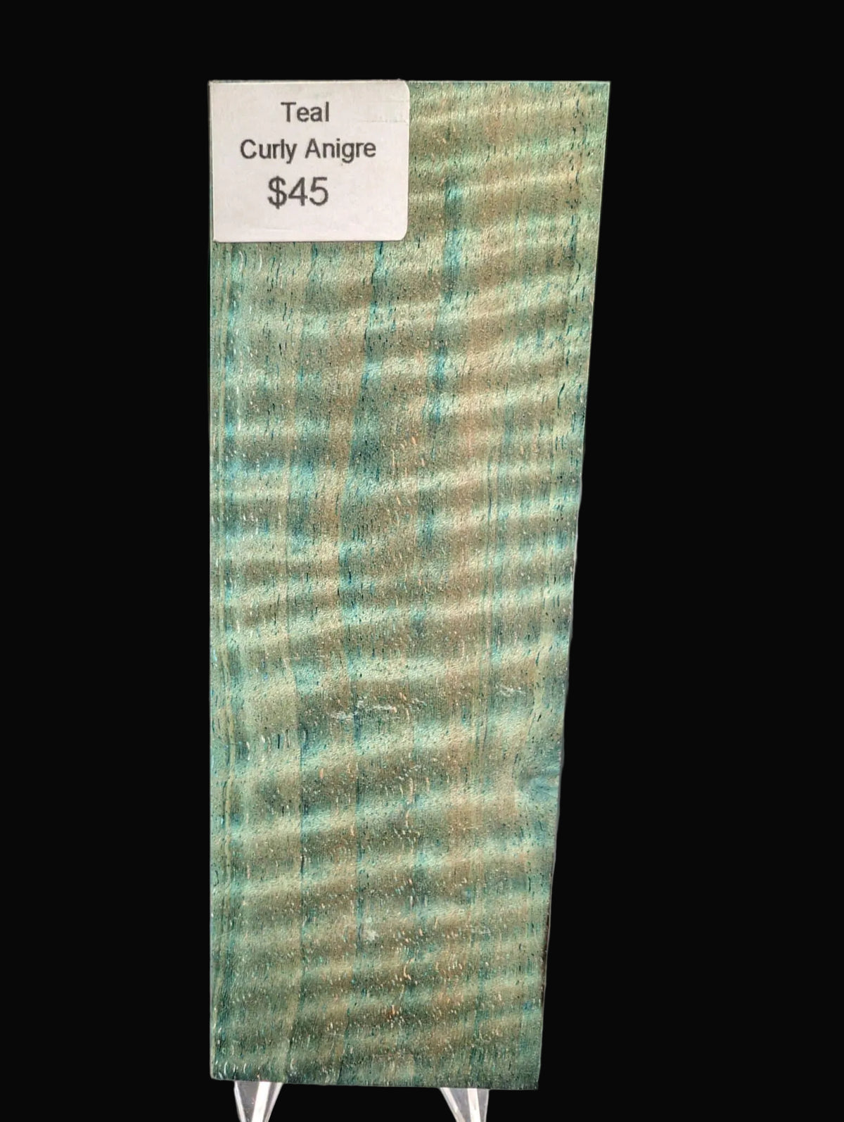 Dyed Curly Anigre Block #91