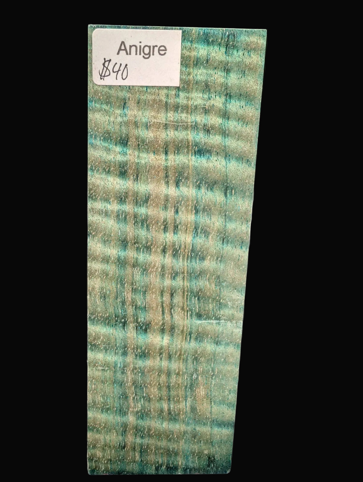 Dyed Curly Anigre Block #92