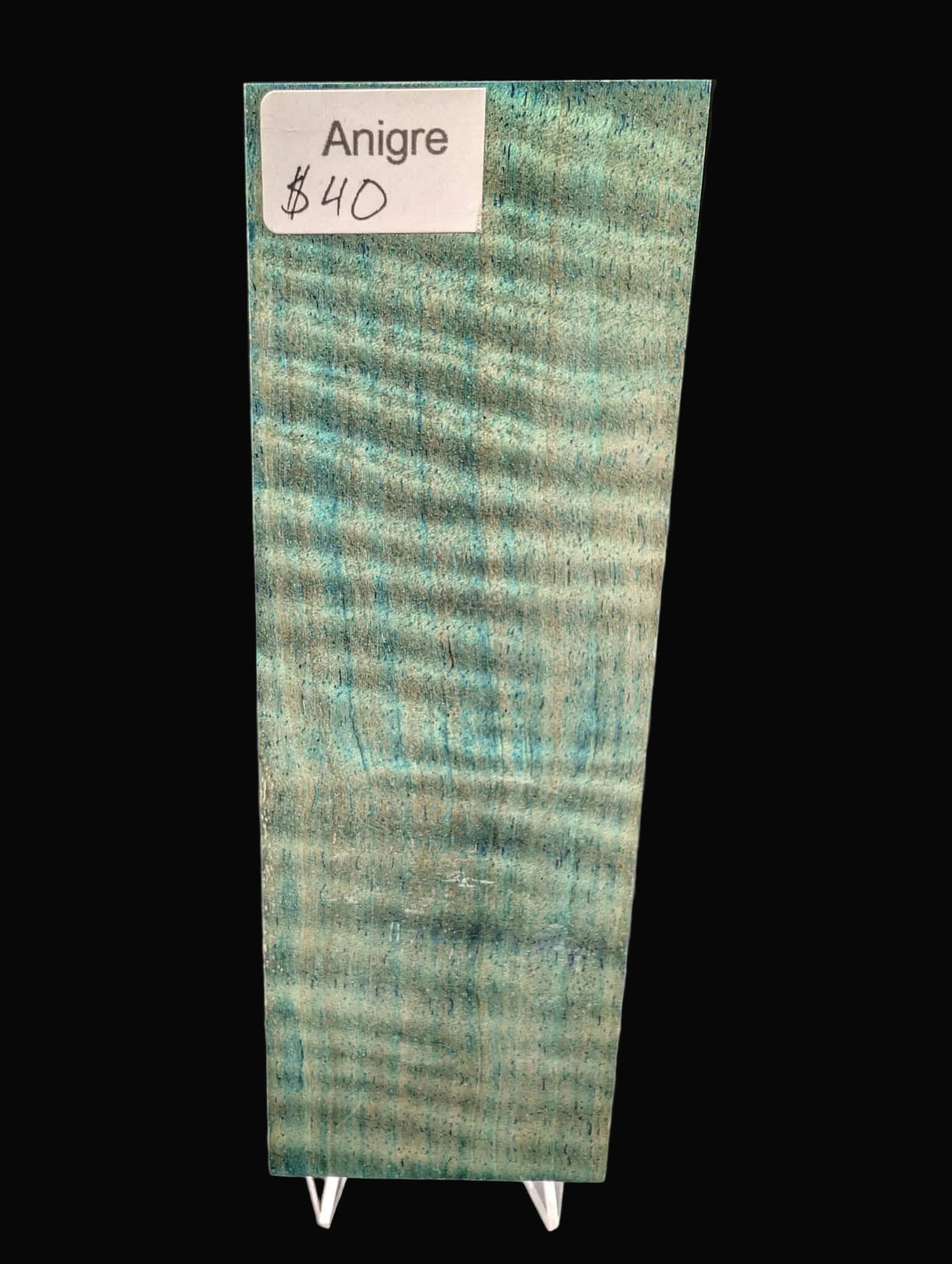 Dyed Curly Anigre Block #93