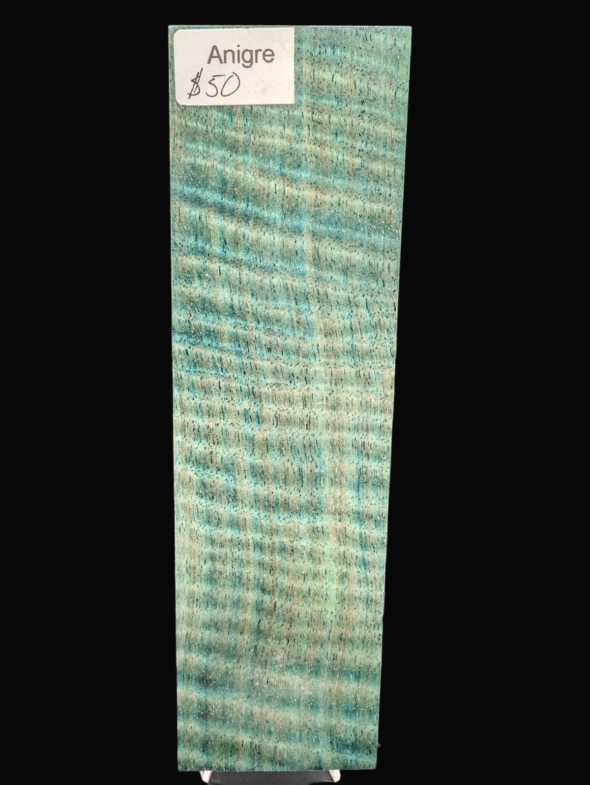 Dyed Curly Anigre Block #98