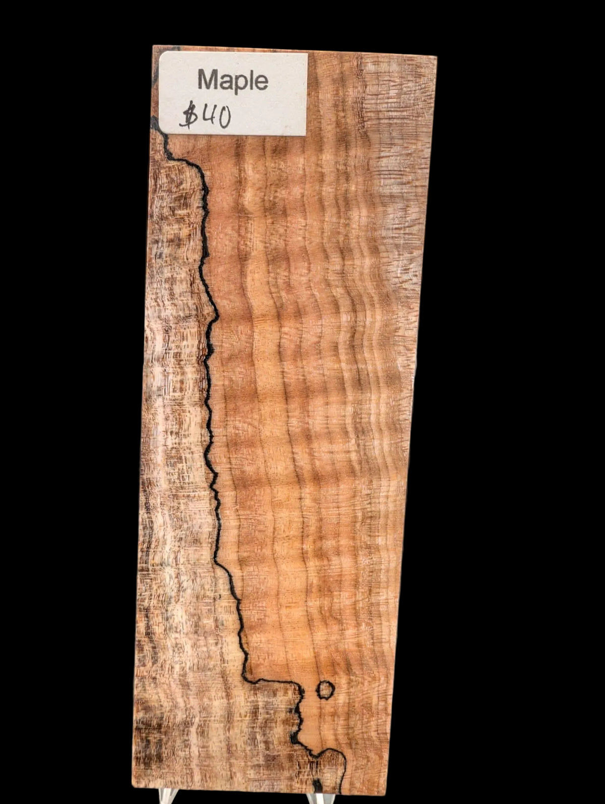 Spalted Maple Burl Block #49
