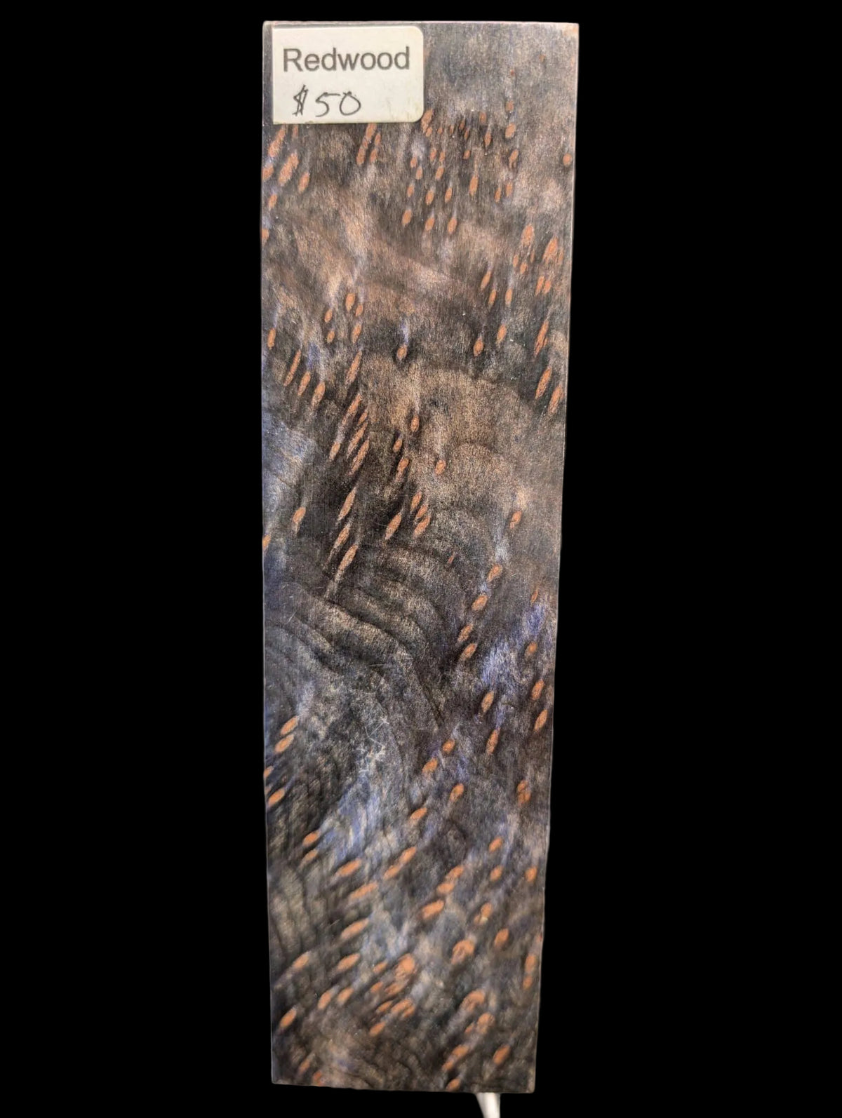 Dyed Redwood Block #050