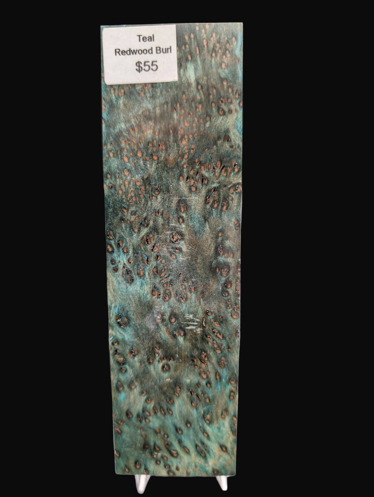 Dyed Redwood Block #042