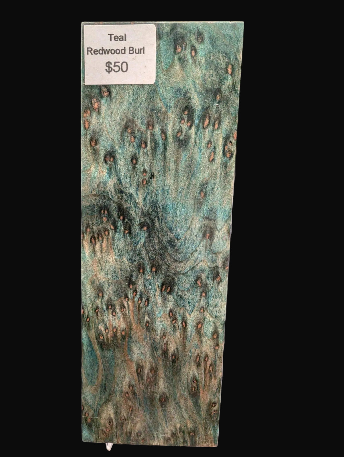 Dyed Redwood Block #041