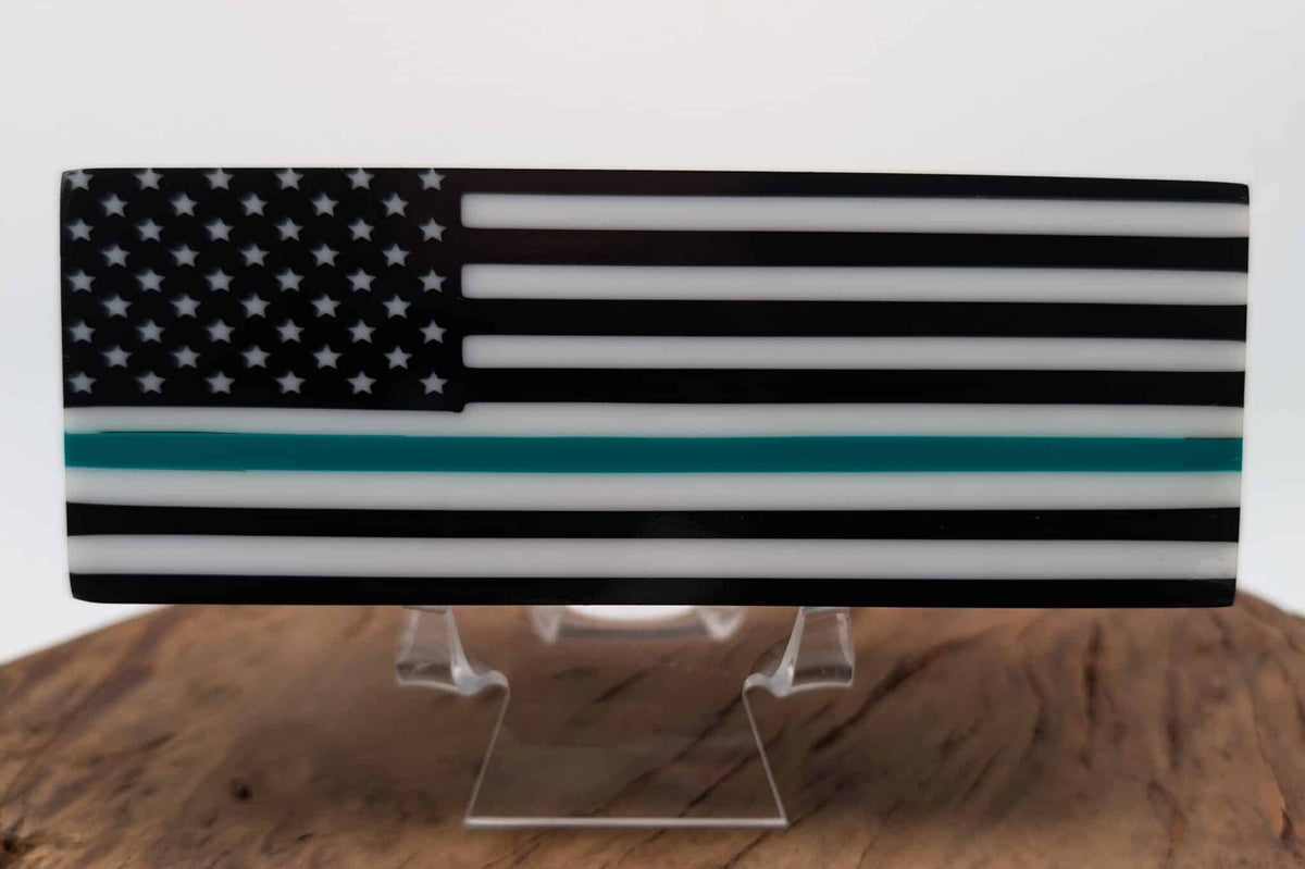 "Support our Troops" Green Line Flag Viperium Block #1267