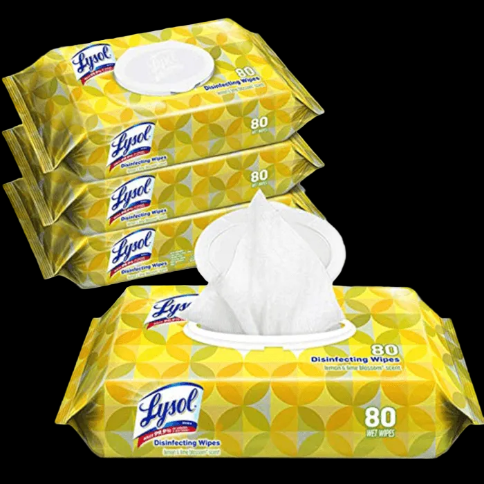 Disinfecting Wipes, Lysol, 80 wipes per pack