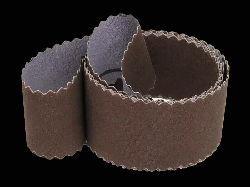 2 x 72 - 600 KL361JF Aluminum Oxide Scalloped Edge