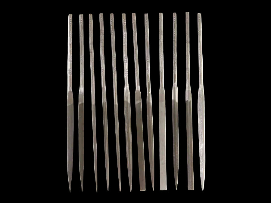 12 Piece Swiss Pattern Needle File Set 5-1/2"