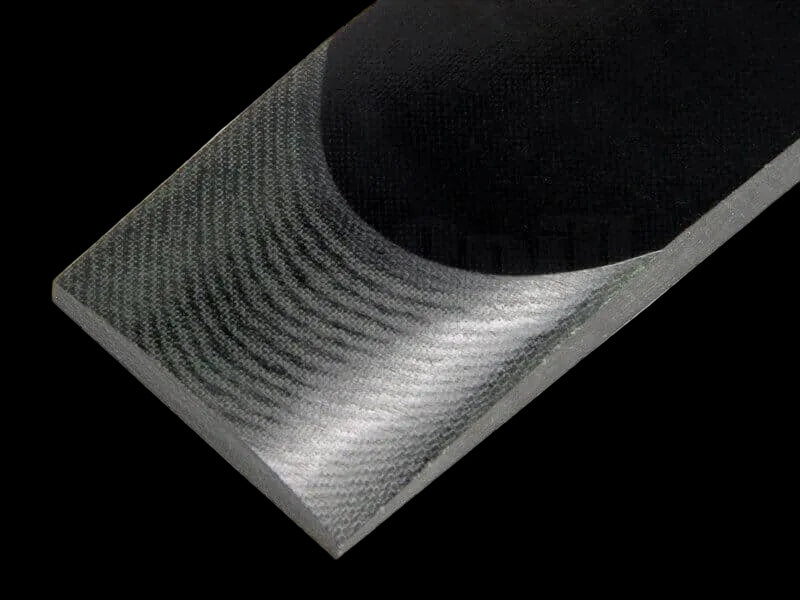 Black Canvas Micarta Scales Pair 6" x 1-1/2" x 3/8"