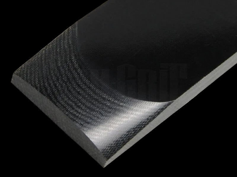 Black Linen Micarta Scales Pair 6" x1-1/2" x 3/8"