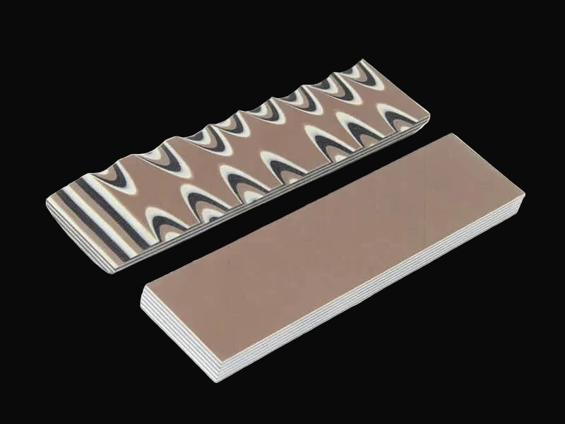 Black/Tan/Earth G-10 - 6 x 1-1/2 x 3/8"