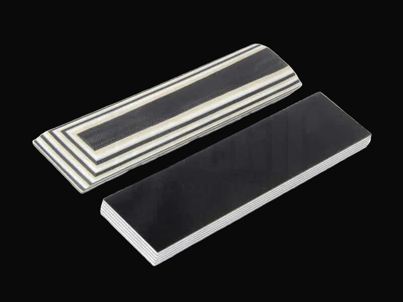 Black/Tan/White G-10 - 6 x 1-1/2 x 3/8"