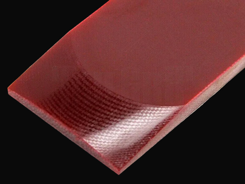 Red G-10 Sheet - 12 x 12 x 1/4"