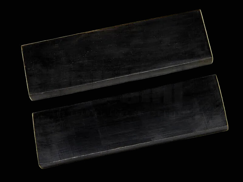 Black Buffalo Horn Scales - 5" x 1-1/2" x 3/8"