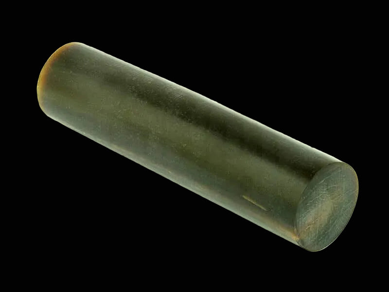 Brown Buffalo Horn Roll - 4-1/2" x 1"