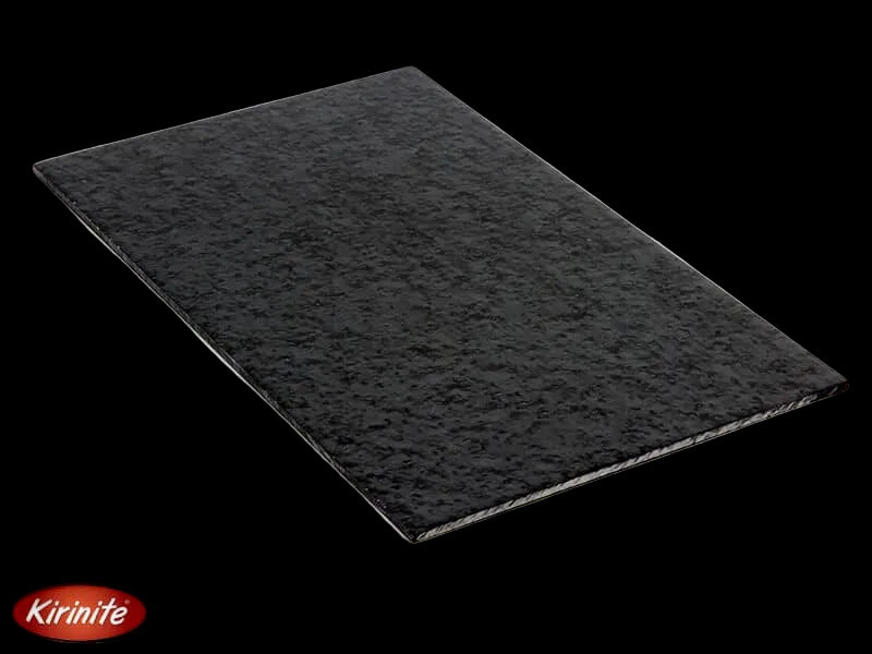 6" x 1-1/2" x 3/8" Kirinite Arctic Black Ice - Pair