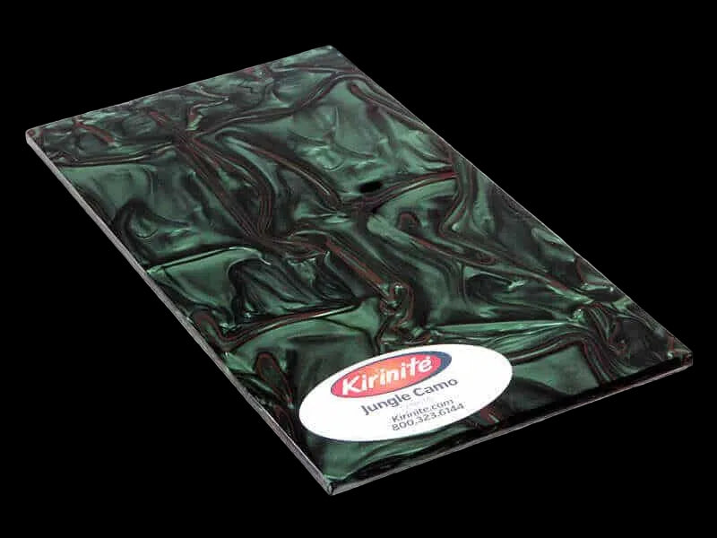 6" x 1-1/2" x 1/4" Kirinite Jungle Camo - Pair