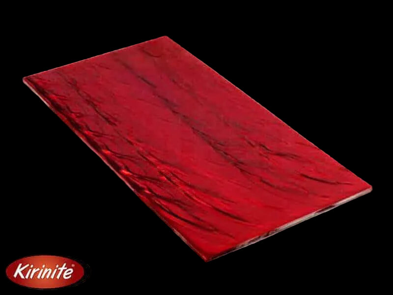 5" x 9-1/2" x 1/8" Kirinite Red Pearl - Sheet