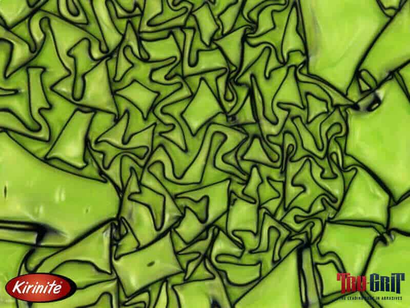 6" x 1-1/2" x 1/4" Kirinite Toxic Green - Pair