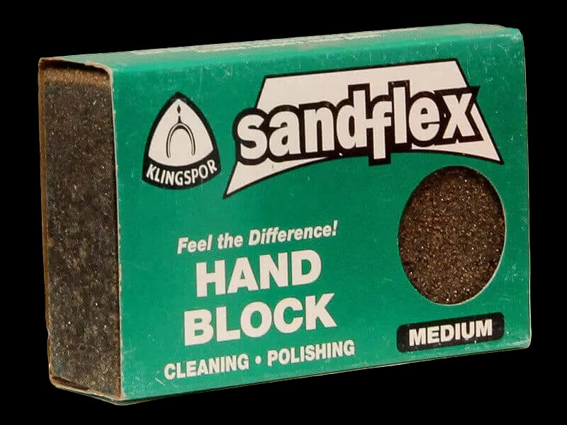 3 x 2 x 3/4 Sandflex Sanding Block - Medium 120