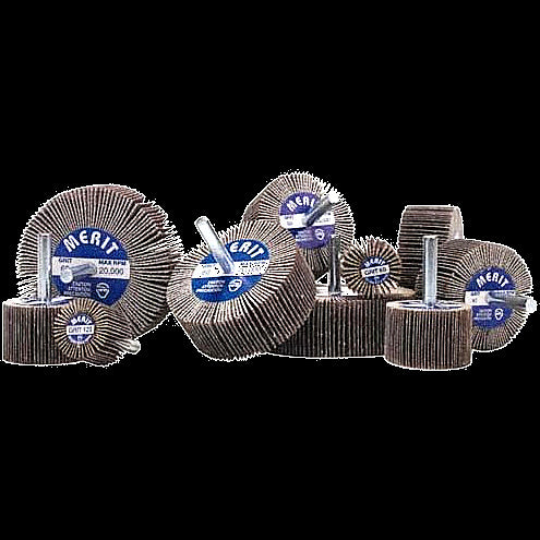 1 x 1 - 80 - Aluminum Oxide Flap Wheel 1/4 Shank # 8834137311