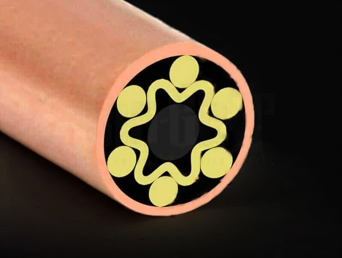 1/4 x 12" Mosaic Pin Copper/Brass # C05