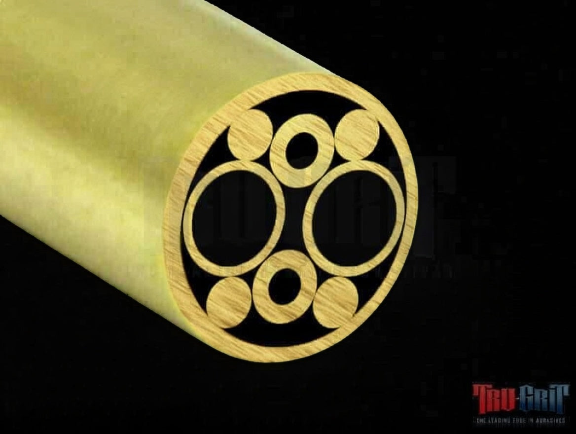 1/4 x 12" Mosaic Pin Brass/Brass # B24