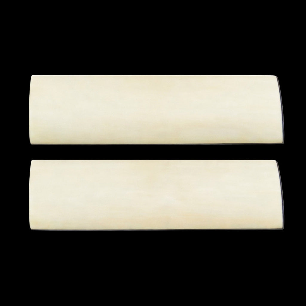 3" x 1" x 5/32" White Bone Radius
