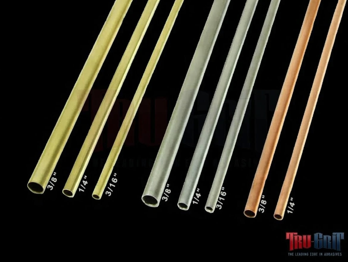 3/16" x 12" Copper Tubing .014 Wall Thickness