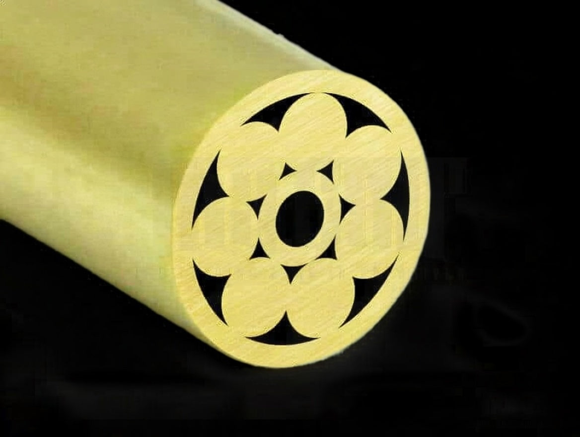 3/16 x 12" Mosaic Pin Brass/Brass # 316B07