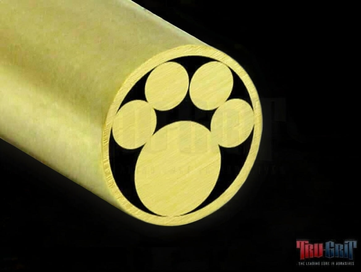 1/4 x 12" Mosaic Pin Brass/Brass # B10