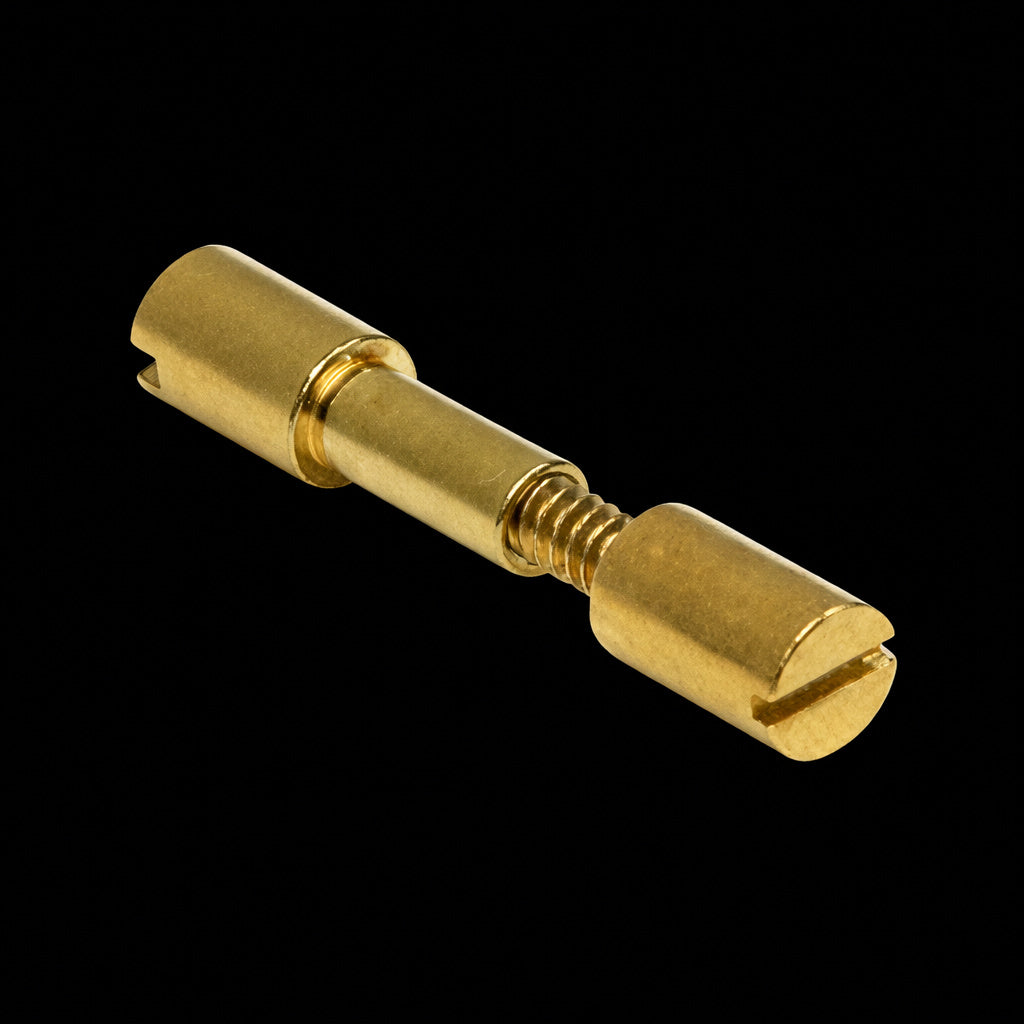 1/4" Brass Corby Bolt .181" Shaft 1-1/4" Overall Length