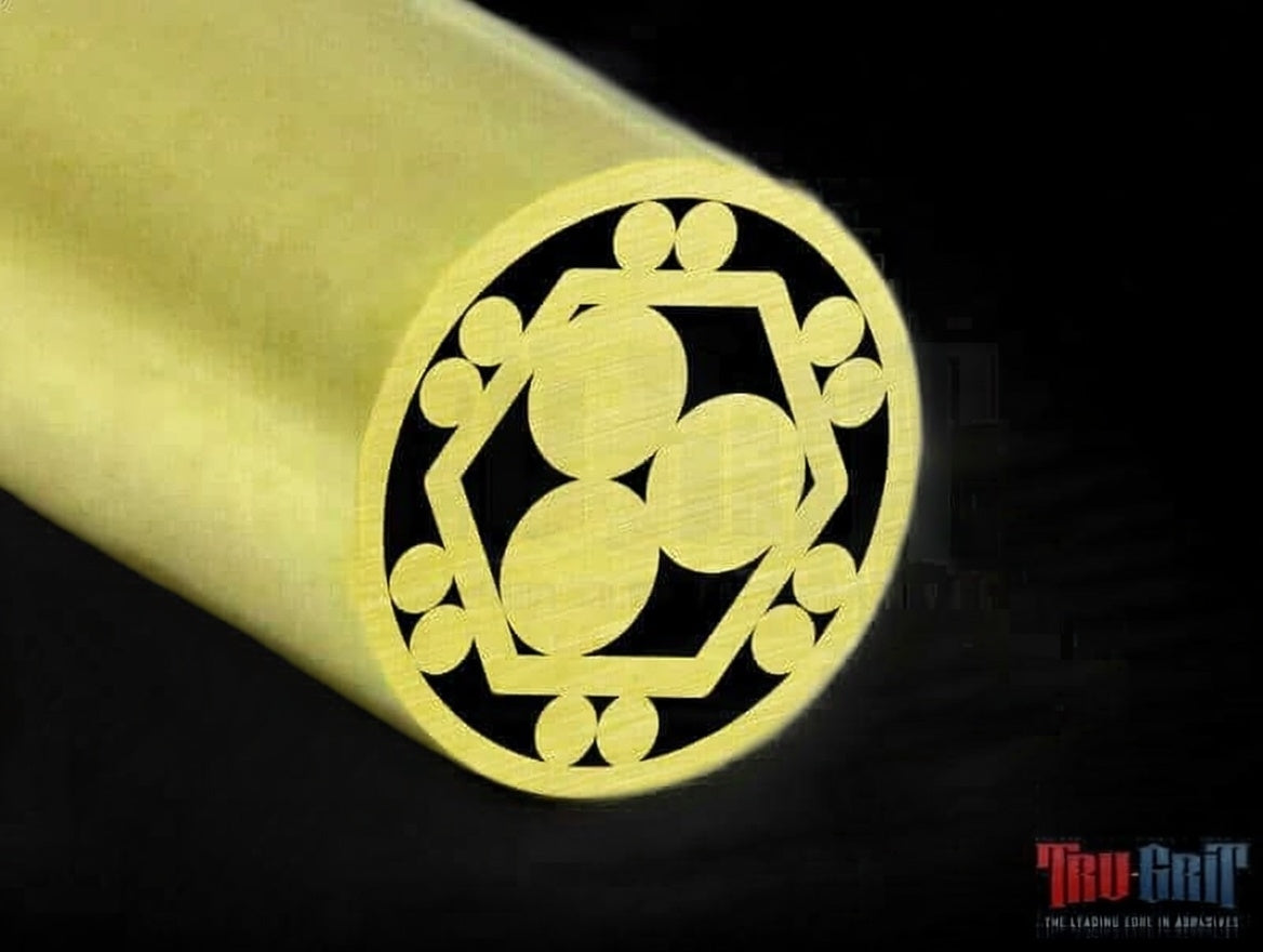 1/4 x 12" Mosaic Pin Brass/Brass # 14B01