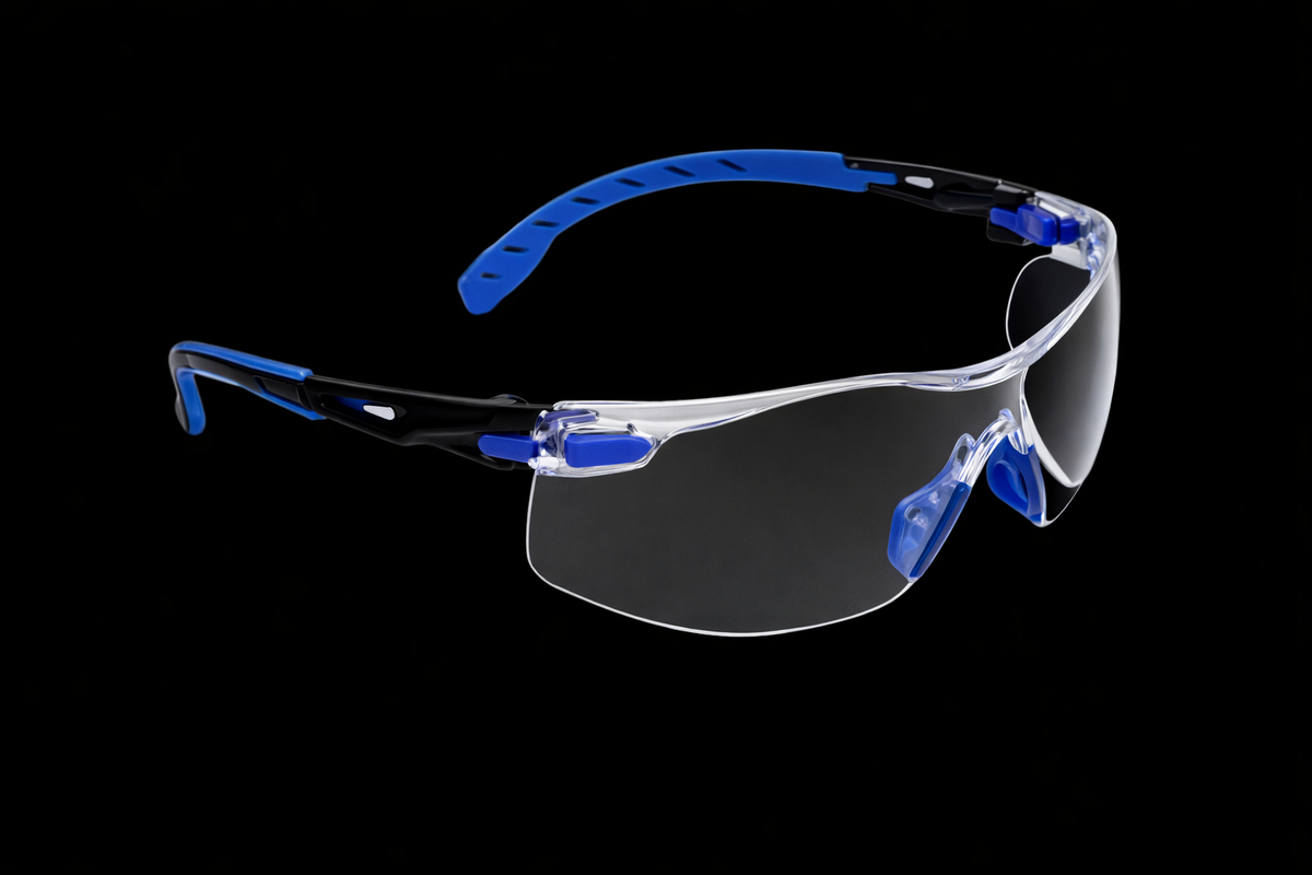 3M Solus(TM) 1000-Series Black/Blue, Clear Scotchgard Anti-fog lens