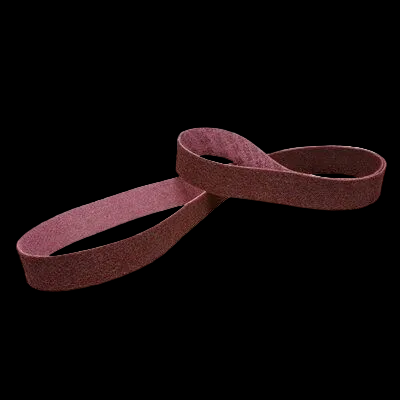 2 x 60 3M Scotch-Brite Aluminum Oxide Medium Low Stretch Maroon